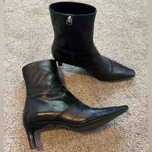 Zara black booties